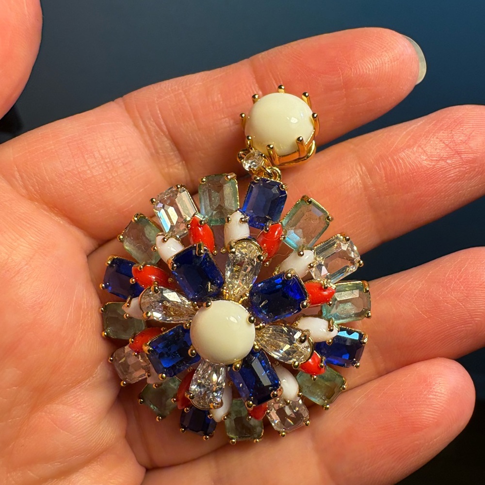 Kate Spade Multicolor Statement Earrings - image 1